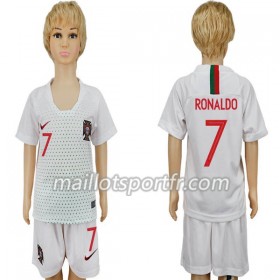 Maillot de Foot Portugal RONALDO 7 Enfant Extérieur Coupe du monde 2018